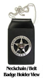 Four in One Custom Cut Leather Badge Case - MaxArmory