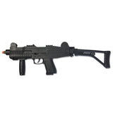 EKOL ASI - MAX-UZI - Front Firing Machine Blank Gun with Folding Stock - MaxArmory