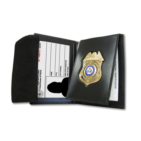 FED2-ID - Custom Cut Leather Badge Case - MaxArmory