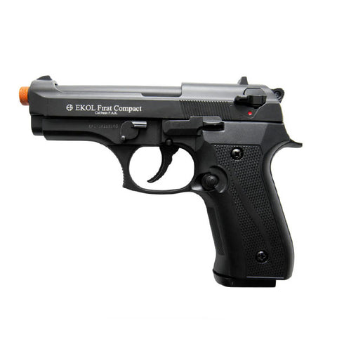 EKOL FIRAT V92F Compact Black - 9mm Front Firing Blank Gun