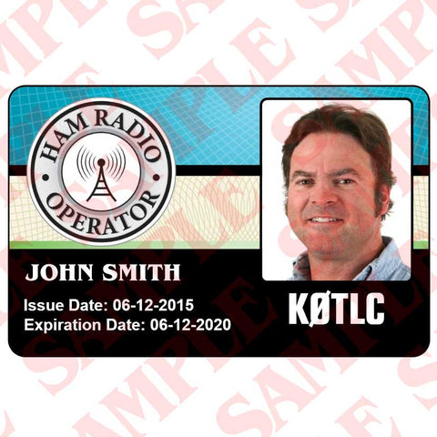 Ham Radio Operator Identification ID Card - MaxArmory