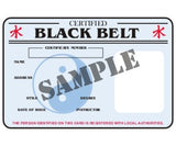 Certified Black Belt ID Card - MaxArmory