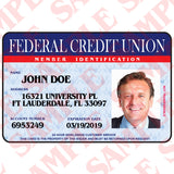 Federal Credit Union Member ID - MaxArmory