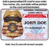 MX - Retired Police National Concealed Carry Badge