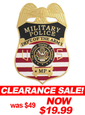 MX - Military Police/Army Badge