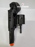 Zoraki R1 Black 2.5" Barrel - Front Firing Revolver Blank Gun - MaxArmory