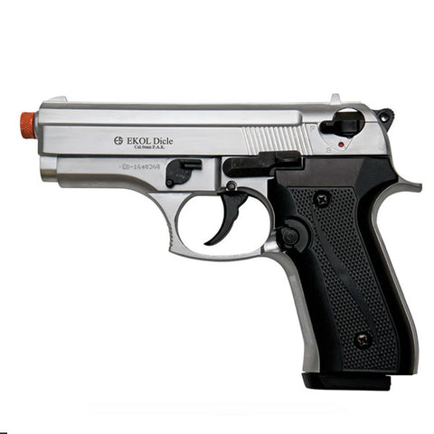 EKOL DICLE VCOUGAR Nickel - Front Firing Blank Gun