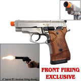 Zoraki 914 Full Auto 9mm Silver Engraved Blank Firing Gun