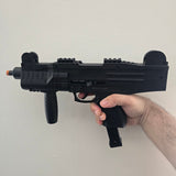 EKOL ASI UZI Black - Full Auto Front Firing 9mm Blank Gun (Includes 2 Magazines)