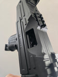 EKOL ASI UZI Black - Full Auto Front Firing 9mm Blank Gun (Includes 2 Magazines)