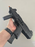 EKOL ASI UZI Black - Full Auto Front Firing 9mm Blank Gun (Includes 2 Magazines)