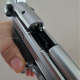 EKOL Jackal Dual Compact Nickel - Full Auto 9mm Front Firing Blank Gun