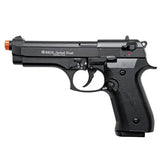 EKOL Jackal Dual Magnum Black - Full Auto Front Firing 9mm Blank Gun