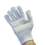Anti-Cut Safety Knitted Gloves - White or Black - MaxArmory