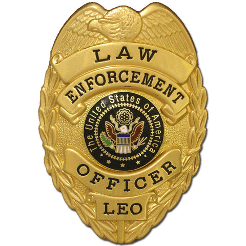 435 Law Enforcement Officer Badge - MaxArmory