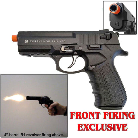 Zoraki 2918 Black - Front Firing 9mm Blank Gun