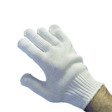 Anti-Cut Safety Knitted Gloves - White or Black - MaxArmory