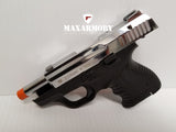 Zoraki M906 Chrome - 9mm Front Firing Blank Gun - MaxArmory