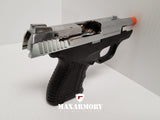 Zoraki M906 Chrome - 9mm Front Firing Blank Gun - MaxArmory