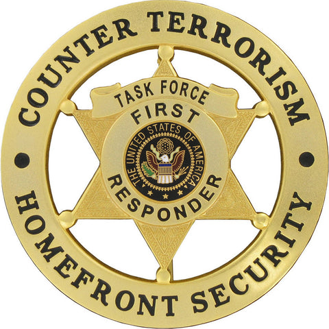 Counter Terrorism Homefront Security Badge Set - MaxArmory