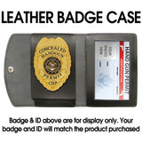 Marshal Style Concealed Weapon Permit Badge Set - MaxArmory