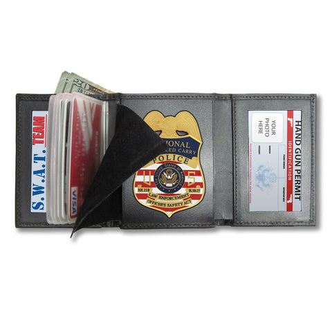 M101 - Custom Cut Badge Wallet - MaxArmory