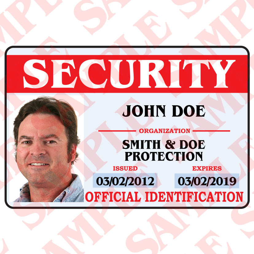 Security - Custom ID Card - MaxArmory