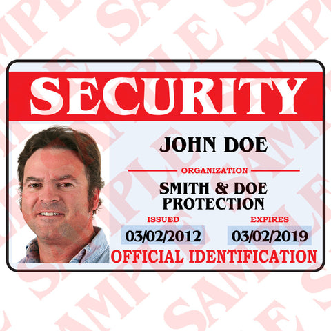Security ID Card - MaxArmory