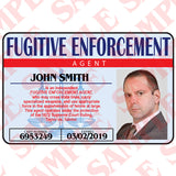 Fugitive Enforcement Agent ID Card - MaxArmory