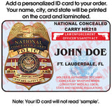 MX - Retired Police National Concealed Carry Badge