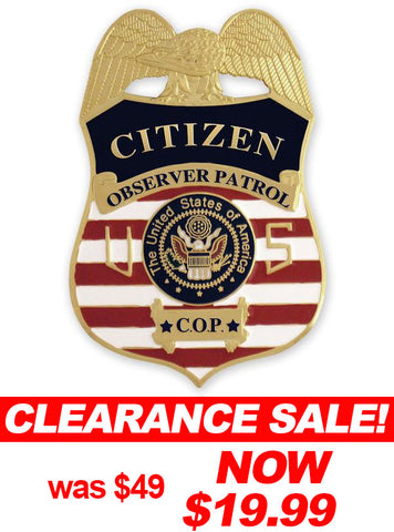 MX - Citizen Observer Patrol Badge