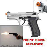 EKOL Jackal Dual Compact Nickel - Full Auto 9mm Front Firing Blank Gun