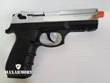 Zoraki 2918 Chrome - Front Firing 9mm Blank Gun