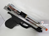 Zoraki 2918 Chrome - Front Firing 9mm Blank Gun