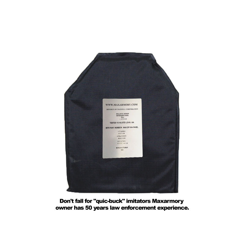 Body Armor Bulletproof Resistant Backpack Inserts - MaxArmory