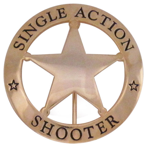 Single Action Shooter Badge - MaxArmory