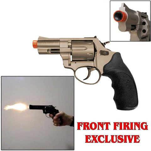 Zoraki R1 Satin 2.5" Front Fire - 9mm Blank Gun Revolver
