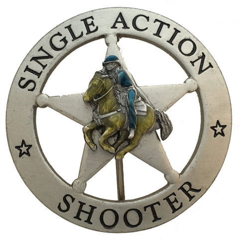 Clearance - Silver Single Action Shooter - Horse Center - MaxArmory