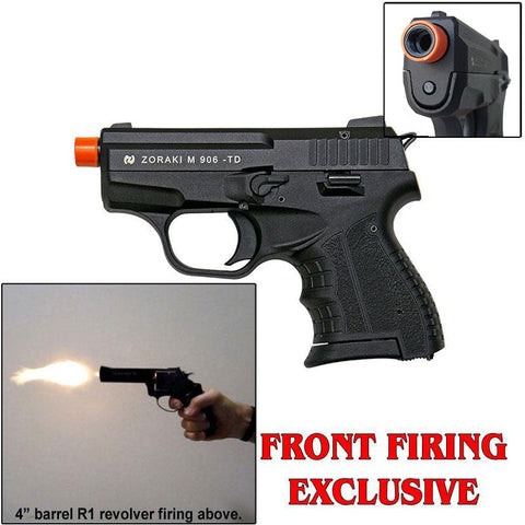 Zoraki 906 Blank Firing Gun Black - Front Firing 9mm Blank Gun